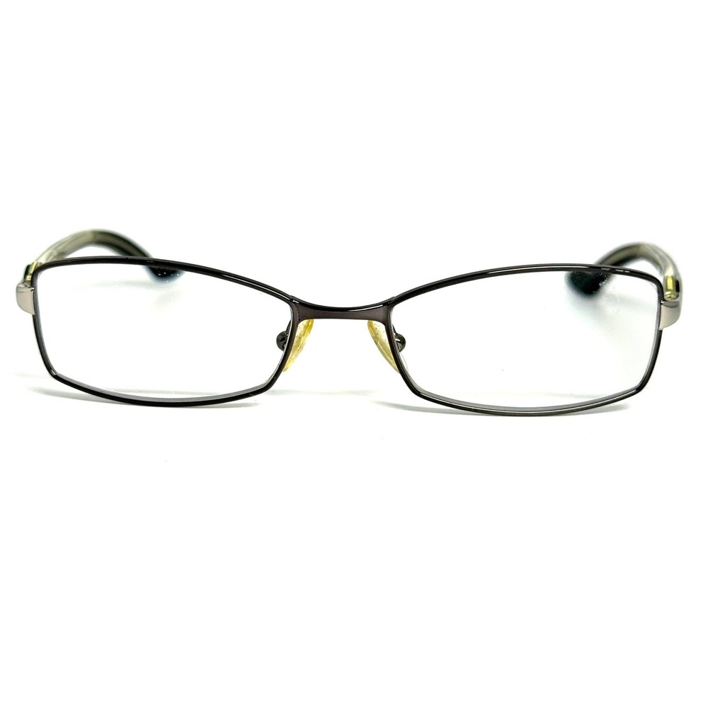 Koali 5570C Les Createurs Reunis Brown Metal Rectangular Eyeglasses France